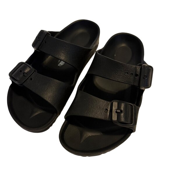 Birkenstock Other - 30 Youth 12 Birkenstock Arizona Essentials Black EVA Sandals Slides